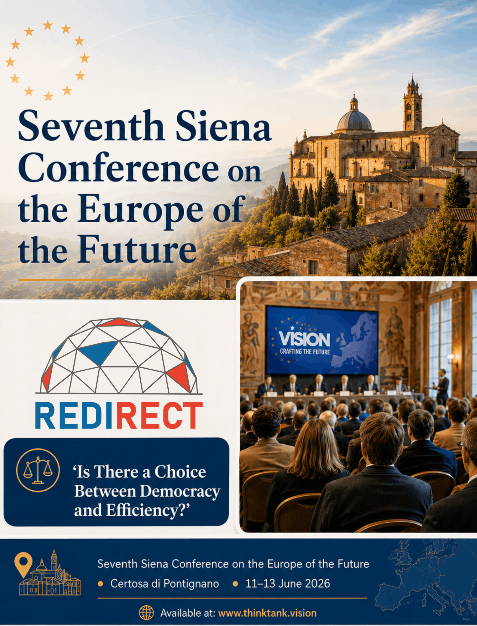 REDIRECT at the Seventh Siena Conference on the Europe of the Future