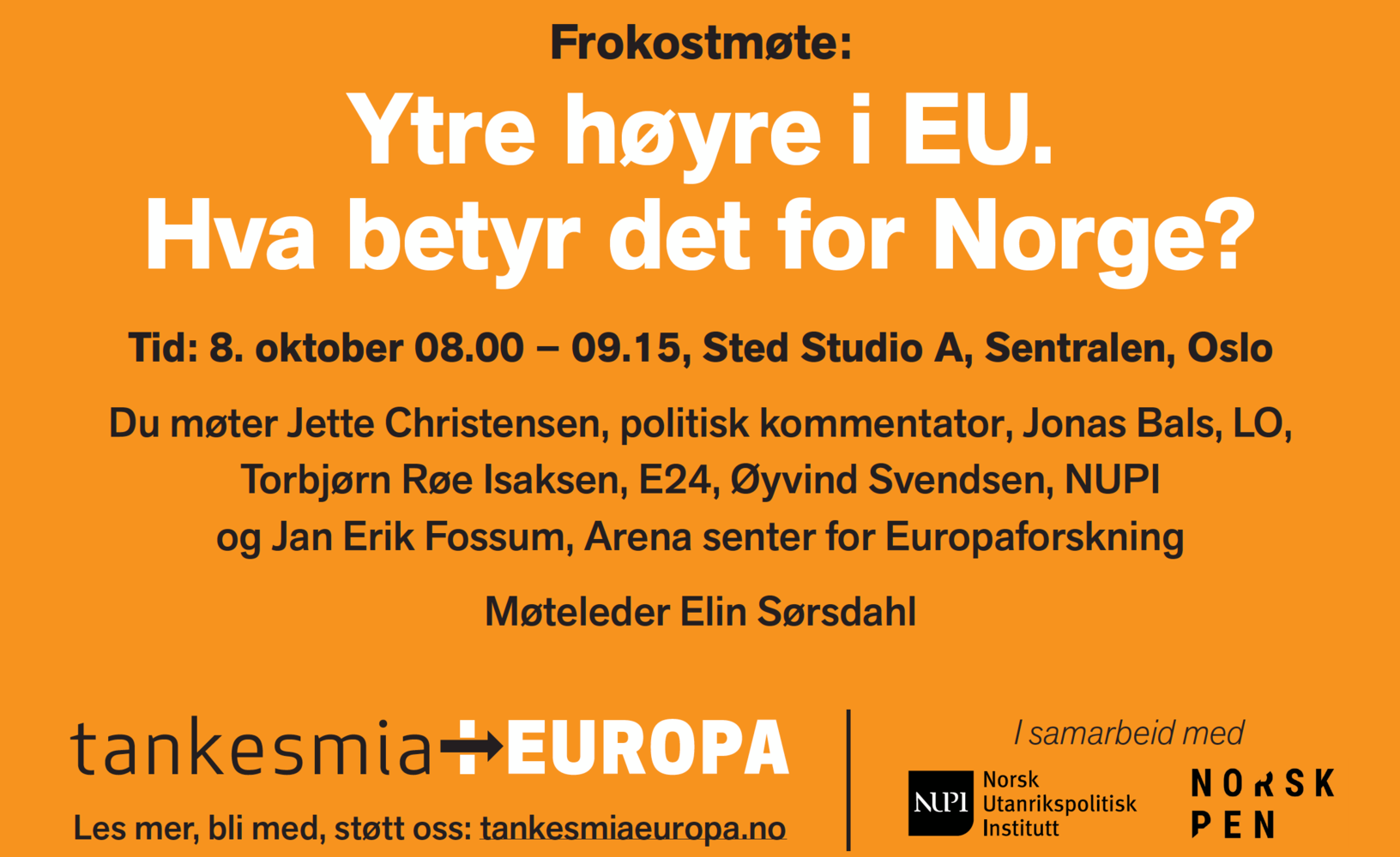 REDIRECT in Oslo: Discussing the Far Right, Democracy and Political Debate in Europe